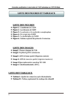 ADN génomique,extraction et purification