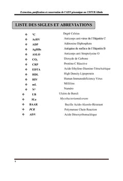 ADN génomique,extraction et purification
