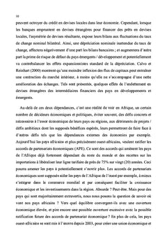 Extraversion et activite economique des pays de l'Afrique de l'ouest