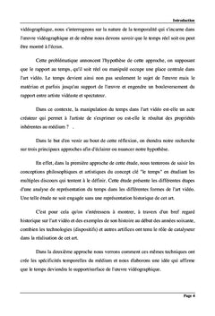 Temps et temporalite dans l'art video
