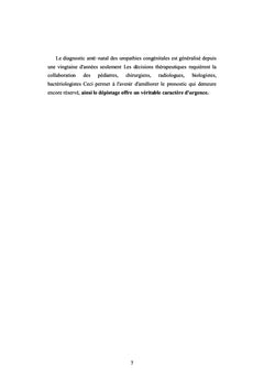 Diagnostic ante natal des uropathies malformatives