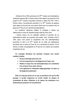 Diagnostic ante natal des uropathies malformatives