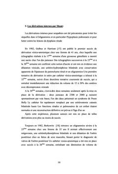 Diagnostic ante natal des uropathies malformatives