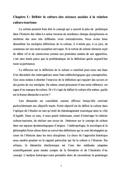 Culture et réaménagement touristique urbain dans la ville d'Agadir
