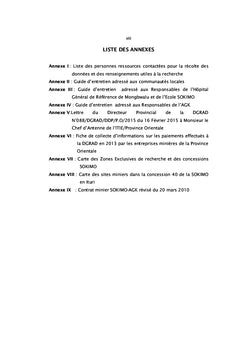 Contrat SOKIMO-AGA et droits des communautés locales en Ituri, RDC
