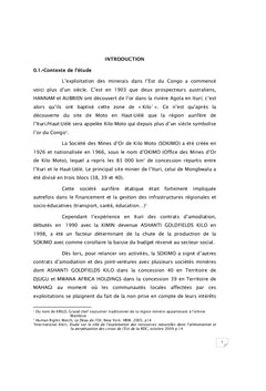 Contrat SOKIMO-AGA et droits des communautés locales en Ituri, RDC