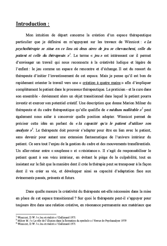 La CreAction : une therapie A quatre mains