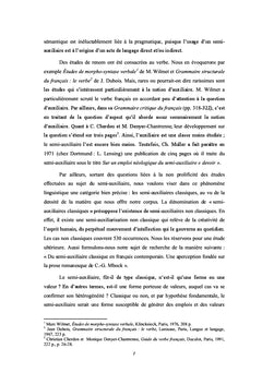 Du semi-auxiliaire classique en français contemporain