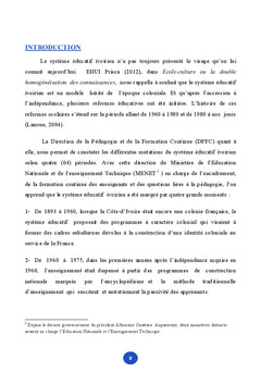 TICe et APC: Perceptions des enseignants de cote-d'Ivoire