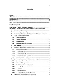 Phytomasse foliaire de l'Arganier et valeur fourragere