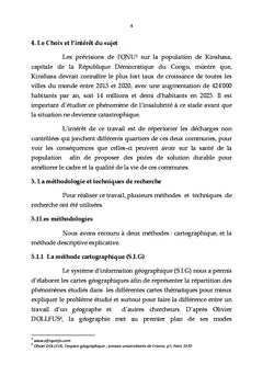 Proposition d'un plan d'amenagement durablede Selembao et Bumbu
