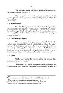 Proposition d'un plan d'amenagement durablede Selembao et Bumbu