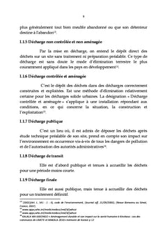 Proposition d'un plan d'amenagement durablede Selembao et Bumbu