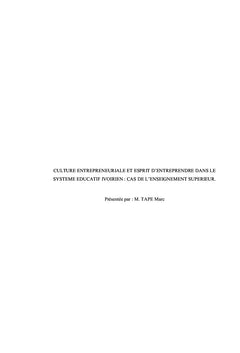 Esprit entrepreneurial