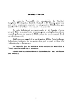 Osteopathie et cicatrices