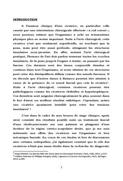 Osteopathie et cicatrices