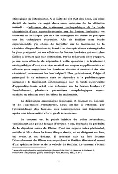 Osteopathie et cicatrices