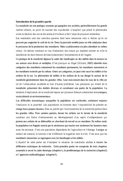 Determinants de la mendicite des adultes dans la Capitale du Niger