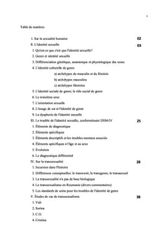La transsexualite et les troubles d'adaptation