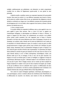 La transsexualite et les troubles d'adaptation