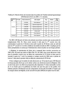 Reproduction, régime alimentaire et comportement du Serin cini