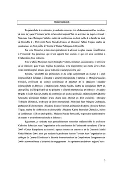 Réflexion pour une nouvelle politique de défense de la France