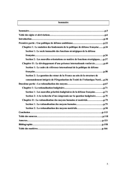 Réflexion pour une nouvelle politique de défense de la France
