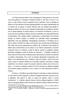Réflexion pour une nouvelle politique de défense de la France