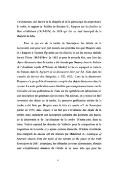 Les offrandes dans trois tombes de la nécropole de Deir el-Médina