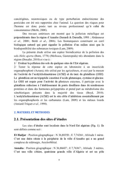 Biodiversité des Gasteropodes en Algérie. Bioindicateur Helix aperta