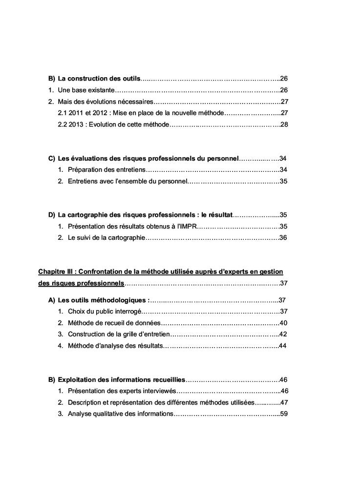 Cartographie des risques en santé: vers un consensus national?