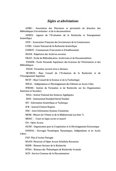 Le role du SCD dans la dissemination de la communication scientifique