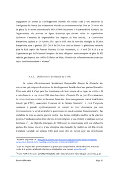 Les agences de notation extra-financiere et leur objectivite