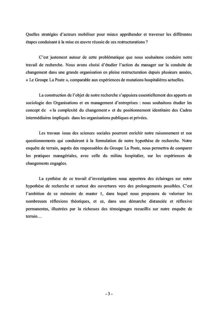 Le management stratégique des cadres hospitaliers en mutation