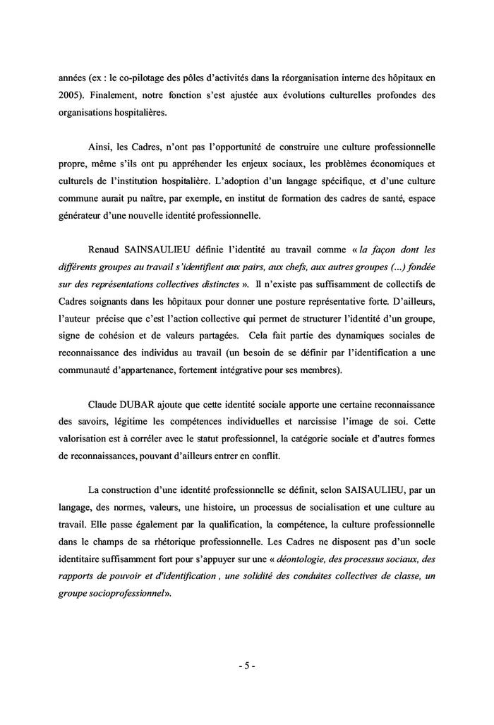 Le management stratégique des cadres hospitaliers en mutation