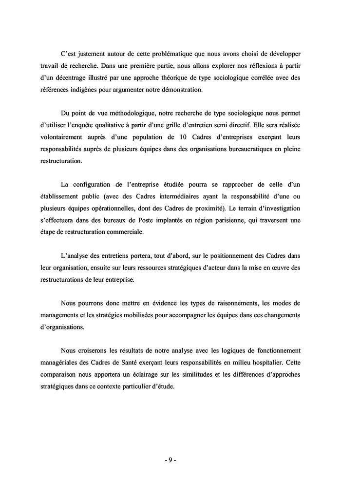 Le management stratégique des cadres hospitaliers en mutation