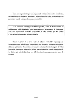 Le management stratégique des cadres hospitaliers en mutation