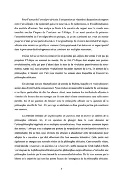 Rendu sur la philosophie et l'art de la traversée chez Bidima