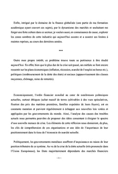 L'ethique en finance