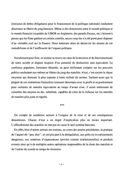 L'ethique en finance