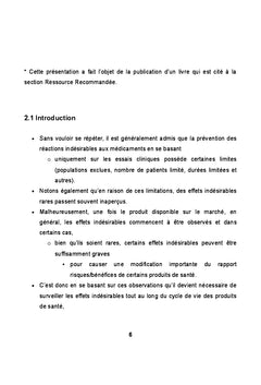 Cours de Formation Médicale Continue en Pharmacologie Clinique 2