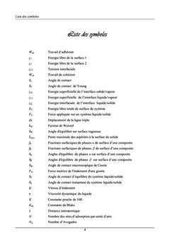 Etude de l'adhesion dans les systemes metaux liquides/ceramiques