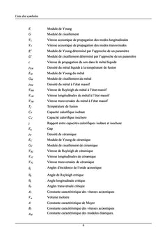 Etude de l'adhesion dans les systemes metaux liquides/ceramiques