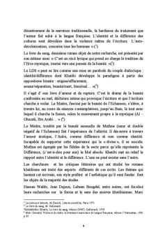 L'image du père dans les romans d'Abdelkébir Khatibi
