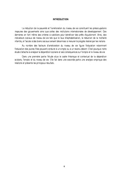 Deperdition Scolaire, emploi et Niveau de Vie A Abidjan