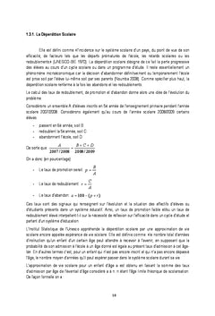 Deperdition Scolaire, emploi et Niveau de Vie A Abidjan