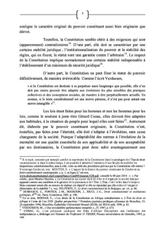 Des limitations au pouvoir congolais de révision constitutionnelle