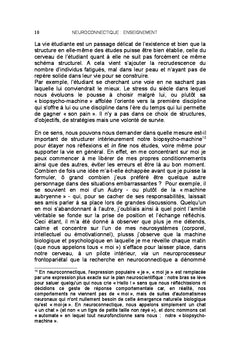 Neuroconnectique: enseignement