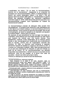 Neuroconnectique: enseignement