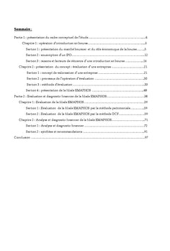 Evaluation et Analyse financiere dans une perspective IPO:eMAPHOS